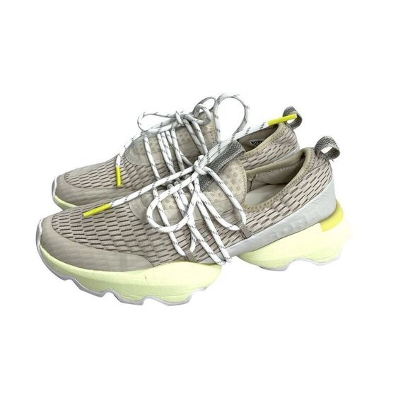 Sorel Shoes - Sorel Kinetic Impact Lace Sneakers Size 6 beige neon yellow